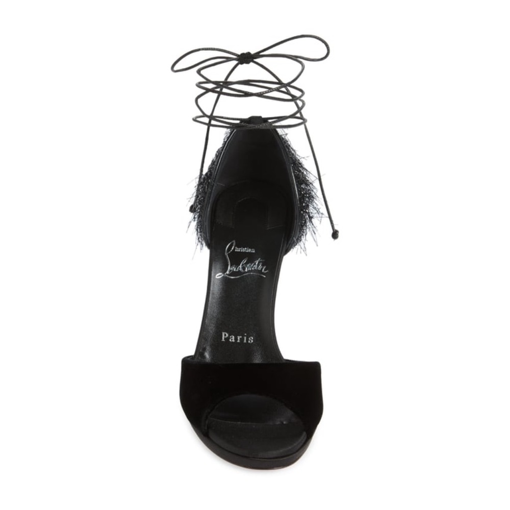 Christian Louboutin BLACK Leather heels - Picture 3 of 4